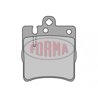 Fren Balatası W210 Arka; Tek Pim 240>430